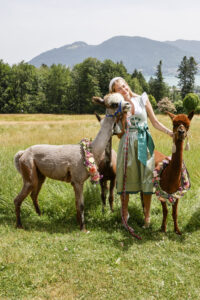 Tegernsee, GERMANY - JUNE 22: Model and Influencer Darya Strelnikova attends the Pre-Wiesn Ladys Lunch Giacomelli X WEAT on June 22, 2023 in Bad Wiessee near Miesbach, Germany. (Photo by Isa Foltin/Getty Images)