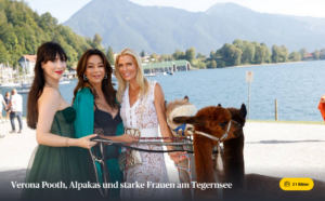 Read more about the article Verona Pooth, Alpakas und starke Frauen am Tegernsee