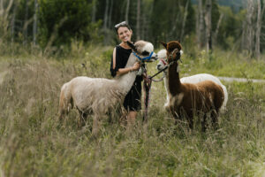 Alpaka Wanderung Alpakahof Tegernsee